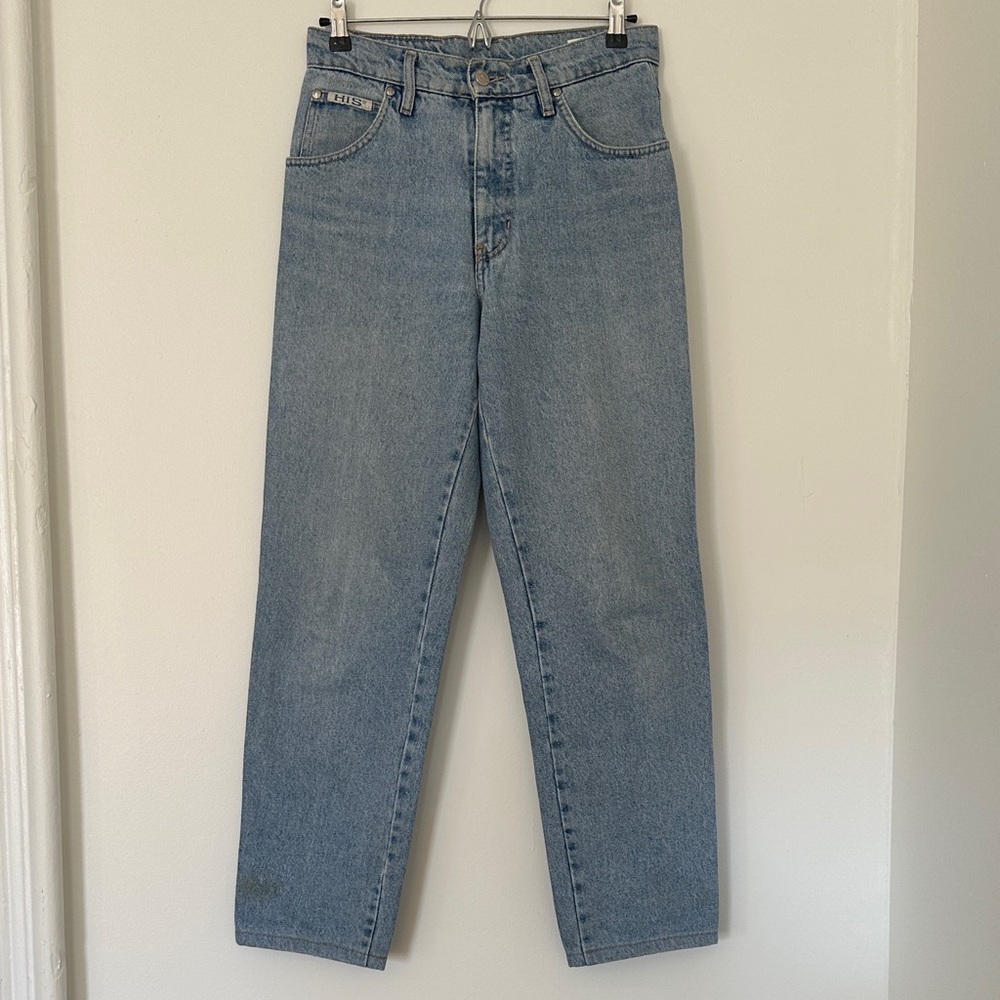 Vintage H.I.S. Blue Jeans: Henry I Siegel ‘for perfect fit’ size 30x28